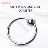 Itspleazure 4 cm Steel Beaded Penis Ring